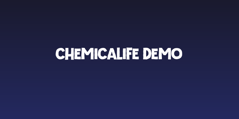Chemicalife DEMO Social Header