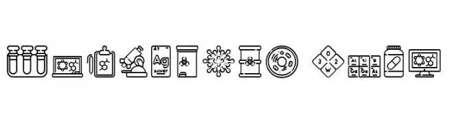 Chemistry Icon  नि: शुल्क फ़ॉन्ट्स डाउनलोड