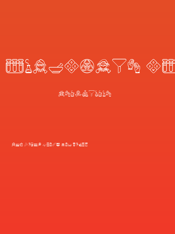 Chemistry Icon Poster