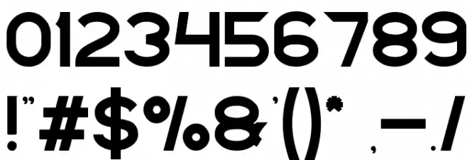 Chemistry Font OTHER CHARS