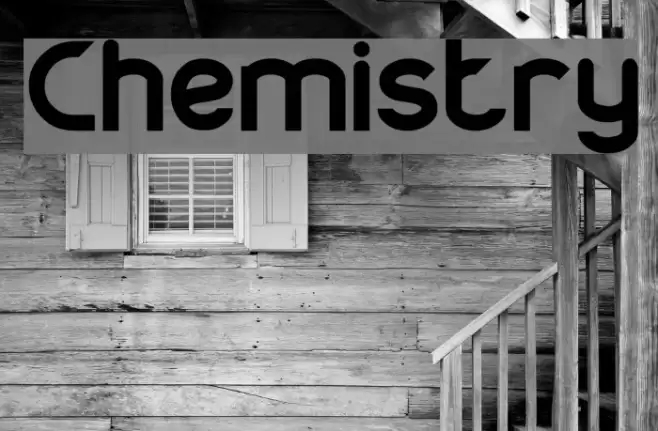 Chemistry Font examples