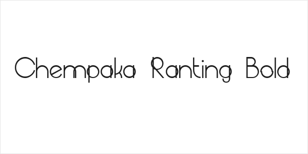 Chempaka Ranting Bold Logo