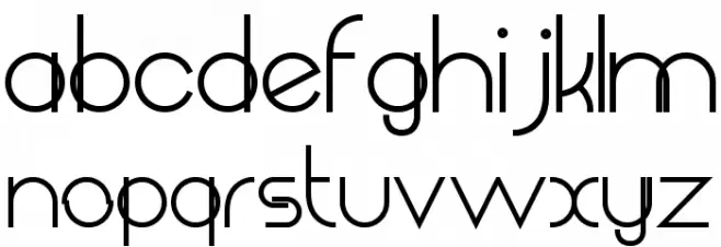 Chempaka Ranting Bold 字体 小写