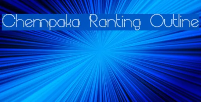 Chempaka Ranting Outline Example 2