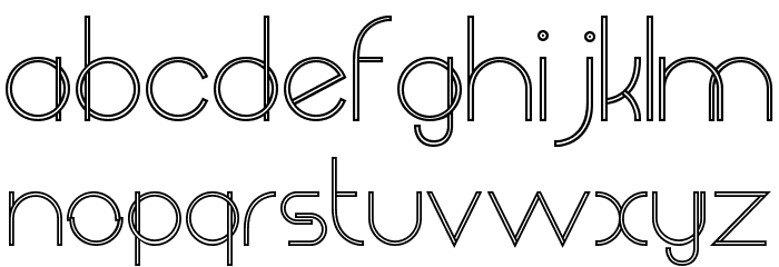 Chempaka Ranting Simpul Font LOWERCASE