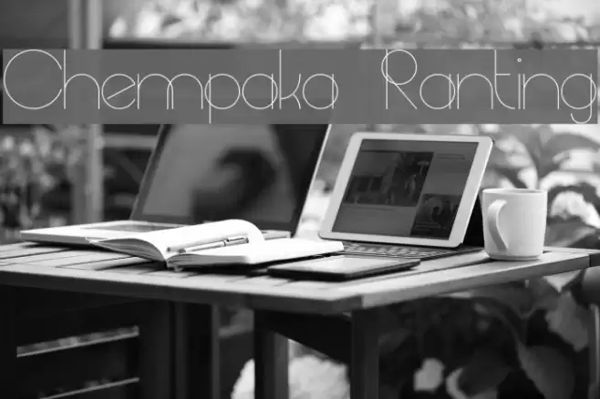 Chempaka Ranting Font examples