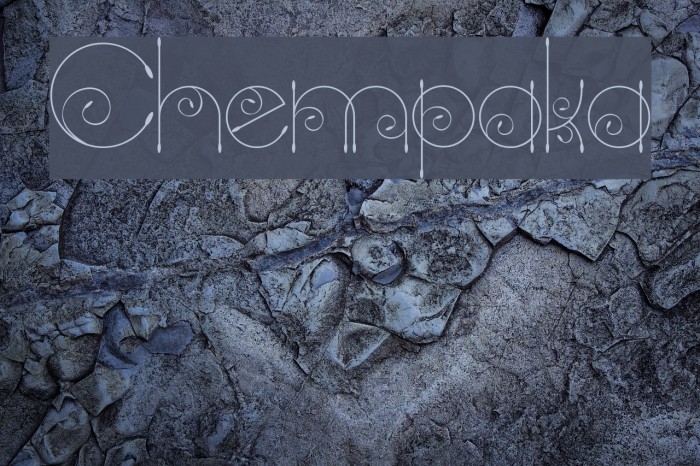 Chempaka Font examples