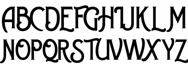 ChemvrePersonalUseOnly-Regular フォント 大文字