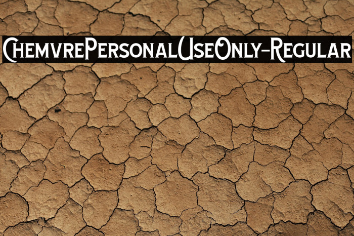 ChemvrePersonalUseOnly-Regular Example 2