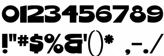 ChemyRetro Font OTHER CHARS