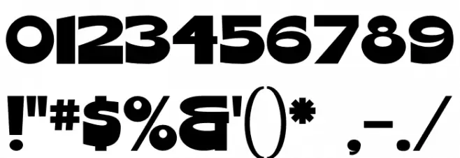 ChemyRetro Font OTHER CHARS