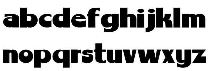 ChemyRetro Font LOWERCASE