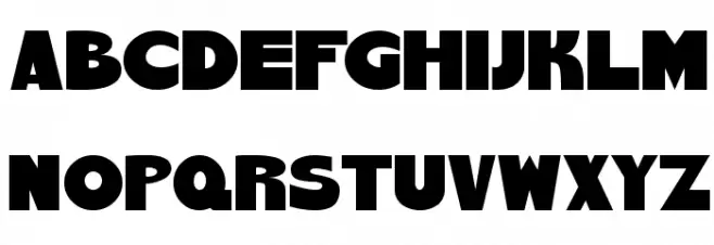 ChemyRetro Шрифта ВЕРХНИЙ