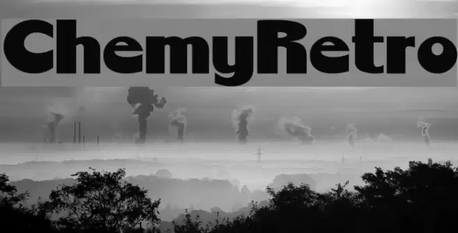 ChemyRetro Font examples