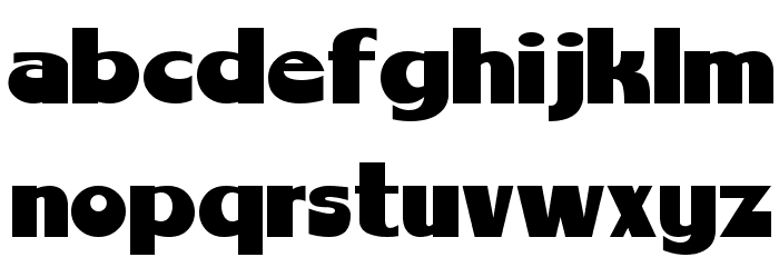 ChemyRetro Font LOWERCASE