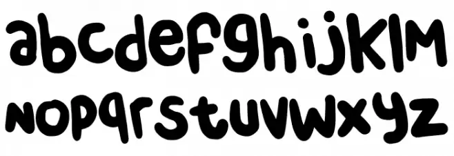 Chendolle フォント 小文字
