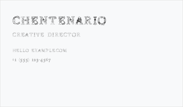 Chentenario Business Card