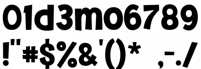 Cheppy_Demo Regular Font OTHER CHARS