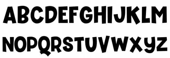Cheppy_Demo Regular Font UPPERCASE