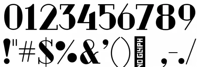 Cheque Black Font OTHER CHARS