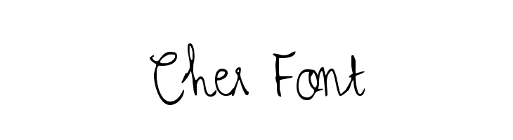 Cher Font  नि: शुल्क फ़ॉन्ट्स डाउनलोड