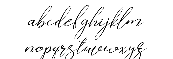 Cherella Bold Font LOWERCASE