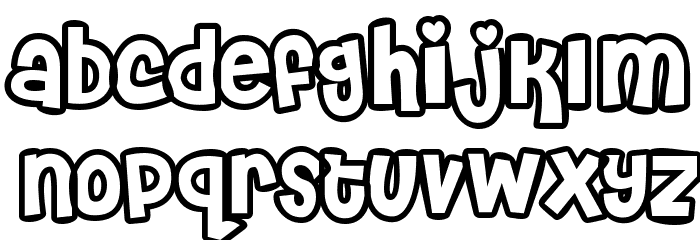Cheri Liney Font LOWERCASE