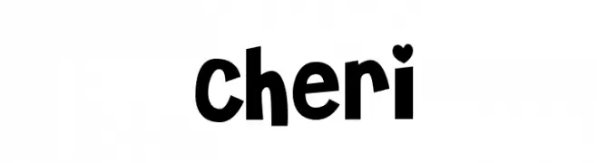 Cheri  font caratteri gratis