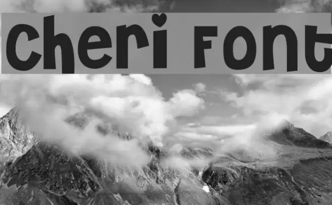 Cheri Font examples
