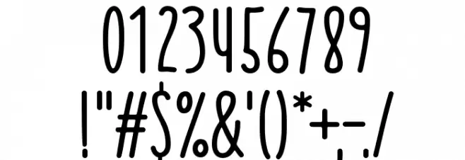 Cheria Font OTHER CHARS