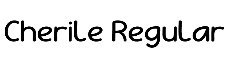Cherile Regular  フリーフォントのダウンロード