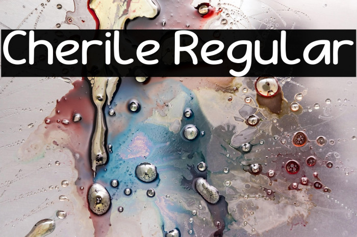 Cherile Regular Example 3