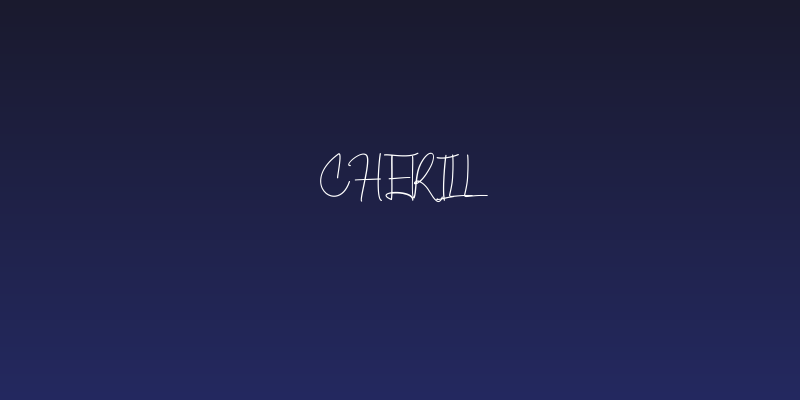 Cherill Social Header