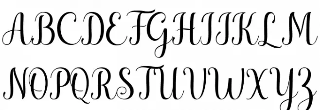 Cherilyn Schriftart Groß