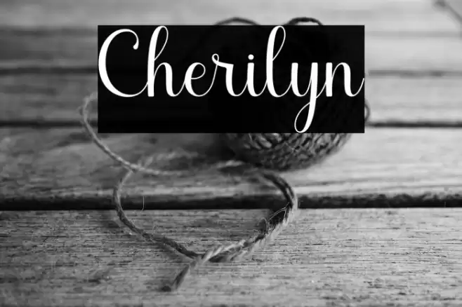 Cherilyn Font examples