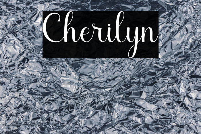 Cherilyn Example 3