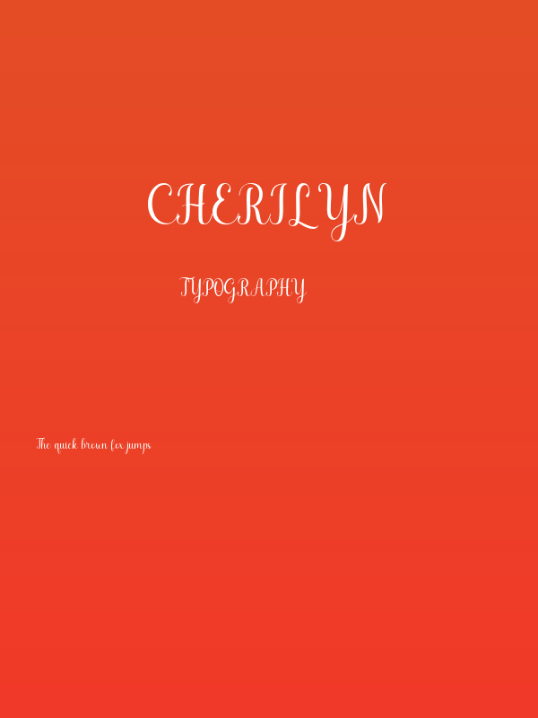 Cherilyn Poster