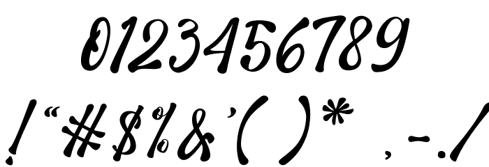 Cherio Font OTHER CHARS