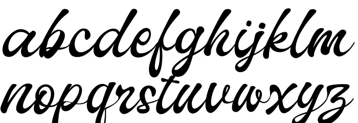 Cherio Font LOWERCASE