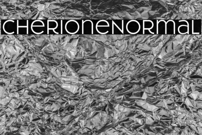 CherioneNormal Font examples