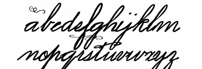 Cherish Is the Word Demo フォント 小文字