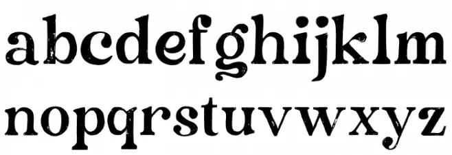 Cherish & Love फ़ॉन्ट लोअरकेस