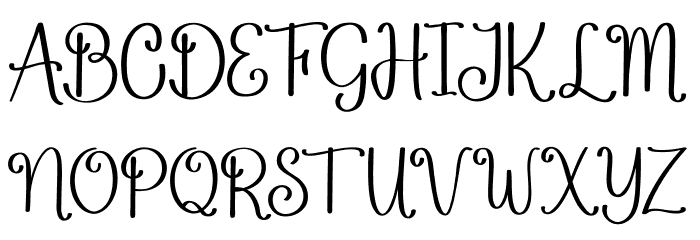 Cherish Regular Font OTHER CHARS