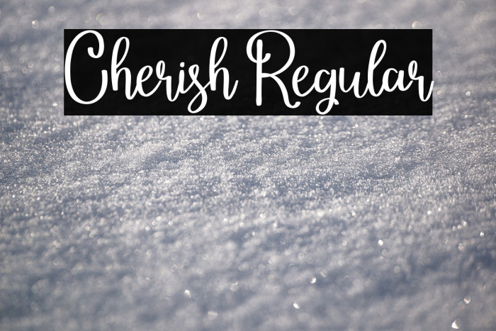 Cherish Regular Example 1