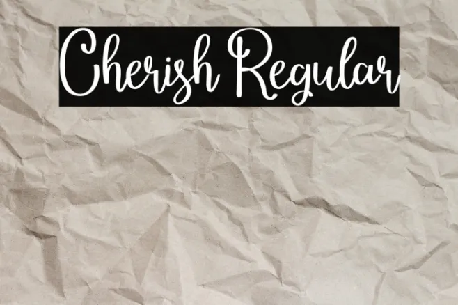 Cherish Regular Example 2