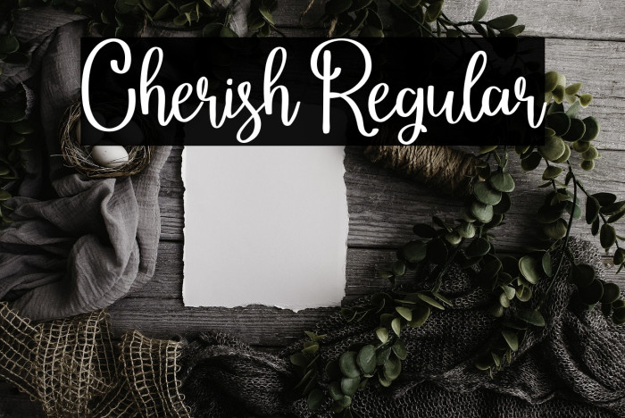 Cherish Regular Example 3