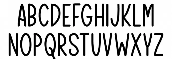 Cherish Today フォント 大文字