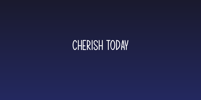 Cherish Today Social Header