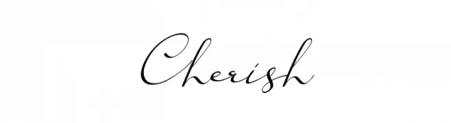 Cherish  Скачать бесплатные шрифты