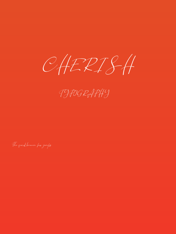 Cherish Poster